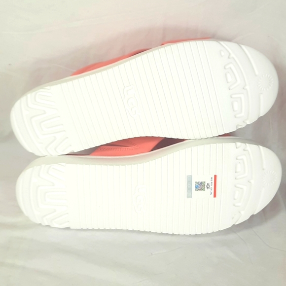 UGG Zayne Crossband Womens Leather Sandals Size 10 Starfish Pink NEW with Box - Picture 9 of 10